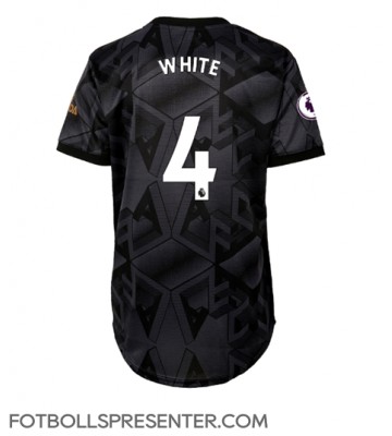 Arsenal Benjamin White #4 Borta Matchtröja Dam 2022-23 Kortärmad